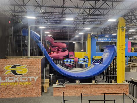 Slick city st louis west - Slick City St. Louis West, 17379 Edison Ave., Chesterfield, 636-229-9899, slickcity.com/stlouiswest. The “world’s first indoor slide park” will offer open play, group …